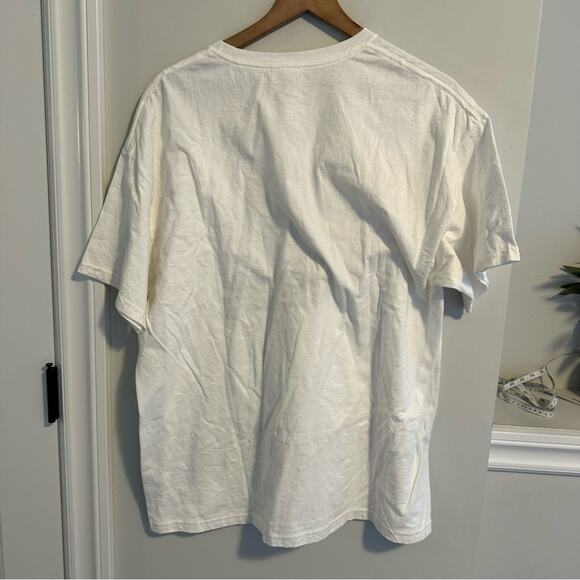 Vintage White This Town is Gonna Burn Cowboy Graphic Tee Unisex XL - Picture 4 of 10